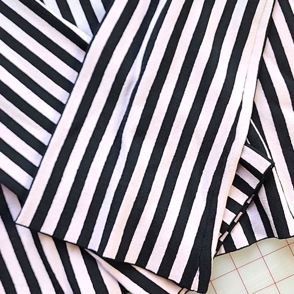 I.N.C  long sleeve  Blue Pink flare bell Arms Clasic Blouse bussiness top - Picture 5 of 5